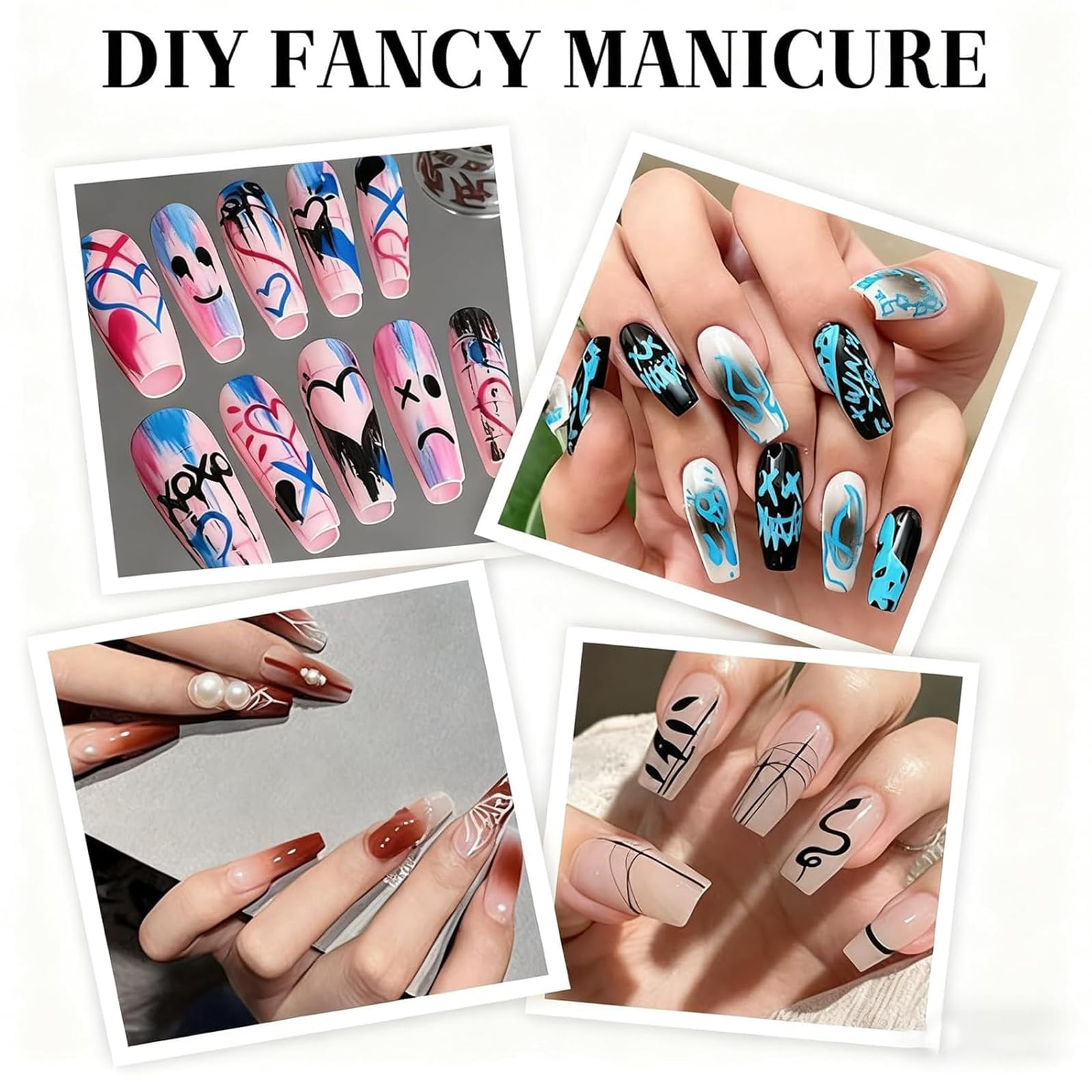 12 Colors Nail Art Pens Set, 2026 New DIY Nail Art Markers for Gel Nails, 3D Nail Polish Pens Quick Dry Graffiti Dotting Point Liner Pens Kit for DIY Nail Art Drawing Painting Tools