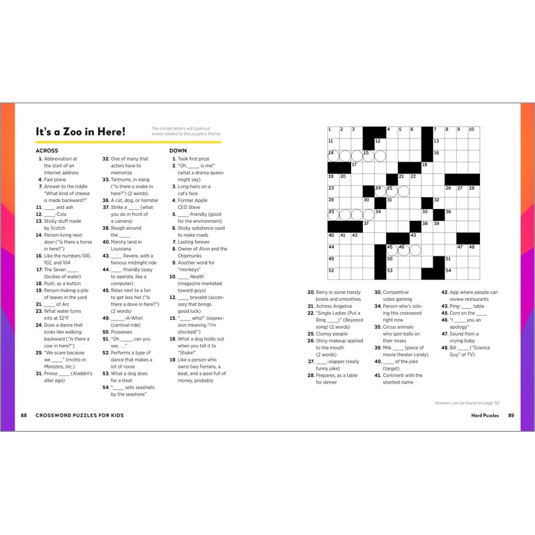Crossword Puzzles for Kids: A Fun and Challenging Puzzle