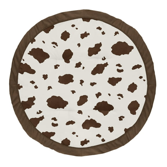 Sweet Jojo Designs Wild West Cowboy Brown and Ivory Baby Play Mat