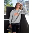 thumbnail image 2 of You Are Here, In My Heart Sweatshirt Men -Smartprints Designs, Male Medium, 2 of 4