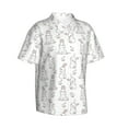 thumbnail image 2 of Daiia Bunny And Bird Hawaiian Shirt for Men Gentle Cotton Regular Short Sleeve Casual-X-Large, 2 of 9