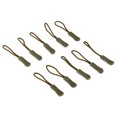 thumbnail image 4 of Edc Zipper Rope Backpack Zipper Rope 10x Zipper Pulls Slider Cord Rope Puller Ends Lock Zip Clip Buckle For Bag EDC Army Green, 4 of 5