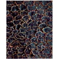 thumbnail image 2 of Safavieh Fiesta Abram Geometric Shag Area Rug, Turquoise/Multi, 8' x 10', 2 of 7