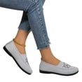 thumbnail image 5 of Taqqpue Women Flat Shoes Under 10 Women Fashionable Casual Versatile Plus Size Mesh Low Cut Breathable Comfortable Shoes Spring Summer Trendy Flat Shoes for Women, 5 of 6