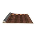 thumbnail image 2 of Ahgly Company Indoor Square Abstract Orange Modern Area Rugs, 5' Square, 2 of 4