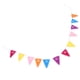 thumbnail image 3 of KAKOWELY Bandera mexicana de cumpleaños, de fieltro, de tela no tejida, para piñata, pancarta de carnaval, banderín del Día de los Muertos, bandera triangular para decoración de pared de fiesta., 3 of 4
