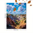 thumbnail image 3 of Scenic Canyon Landscape Oil Painting Canvas Print Wall Art for Living Room Office Hotel Lobby, 3 of 8