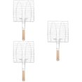thumbnail image 6 of HOMEMAXS 3pcs Camping Grilling Basket Grill Mesh Rack Vegetable Grill Mesh Meat Grill Rack Clip Style Grill Mesh, 6 of 6