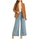 thumbnail image 2 of CHAQUETA CHIC PARA MUJER INSPIRADA EN PIEL SINTÉTICA BLAZER CON SOLAPA PU CHAQUETAS DE MOTO BIKER TAMAÑO S CARAMELO, 2 of 6