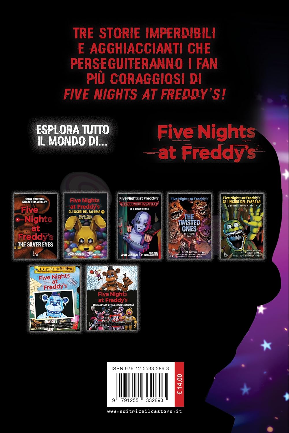 Andrea Waggener,Scott Cawthon,Kell Somnifobia. Five nights at Freddy's. I racconti (Paperback)