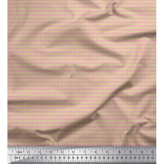 Soimoi Rayon Fabric Headphone Shirting Print Sewing Fabric Yard 56 Inch Wide