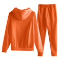 thumbnail image 4 of longantii Track Suits Mens Sweatsuits 2 Piece Set Hoodie and Sweatpants Jogging Suits for Men Casual Running Sweat Suit Sets with Multi-pocket Saffron XXL, 4 of 8