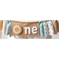 thumbnail image 4 of Adorable First Birthday Banner with Polka Dot Gingham Patterns and Cookie Decors Background Party Supplies Photography Props Birthday Decoration Party Decorations, 4 of 8