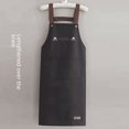 thumbnail image 2 of Delantal de cocina para el hogar, impermeable y a prueba de aceite, ropa de trabajo personalizada para mujer, cintura fina de verano para catering, 2 of 6