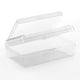 thumbnail image 3 of Fiudx Estuche de Plástico Abs Transparente de Gran Capacidad. Apilable, con Tapa a Presión para Bolígrafos, Lápices y Marcadores. 8,1 X 4,9 X 2,2 Pulgadas. Ideal para Guardar Útiles Escolares y de Of, 3 of 6