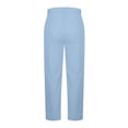 thumbnail image 5 of YTCAMLO Flat Front Chino Pants for Men Plus Size Classic Fit Lounge Pants Straight Leg Work Pants Lightweight Stretchy Travel Pants, 5 of 8