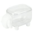 thumbnail image 3 of Charming Sheep-Shaped Q-Tip Holder, Clear Acrylic Containers For Cotton Swab Organizer, Ideal For Bathroom Vanity Or Office Desk To Store Paper Clip, Office Stationery, Moisture, 3 of 8