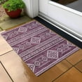 thumbnail image 6 of Addison Rugs Chantille Indoor/Outdoor Transitional Southwest Eggplant Washable Rectangle Rug, 1'8" x 2'6", 6 of 6