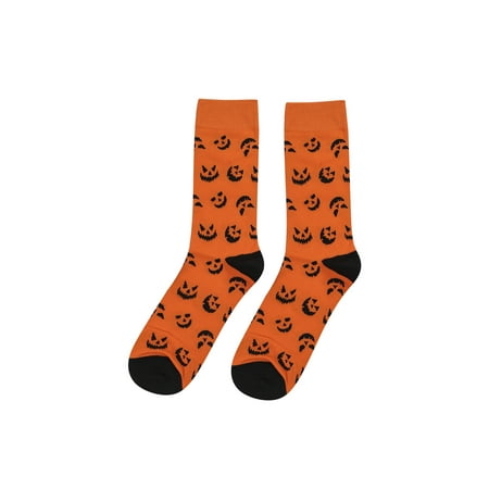 

Women Halloween Novelty Crew Socks Jacquard Tube Sock Non-slip High Elastic Calf Socks