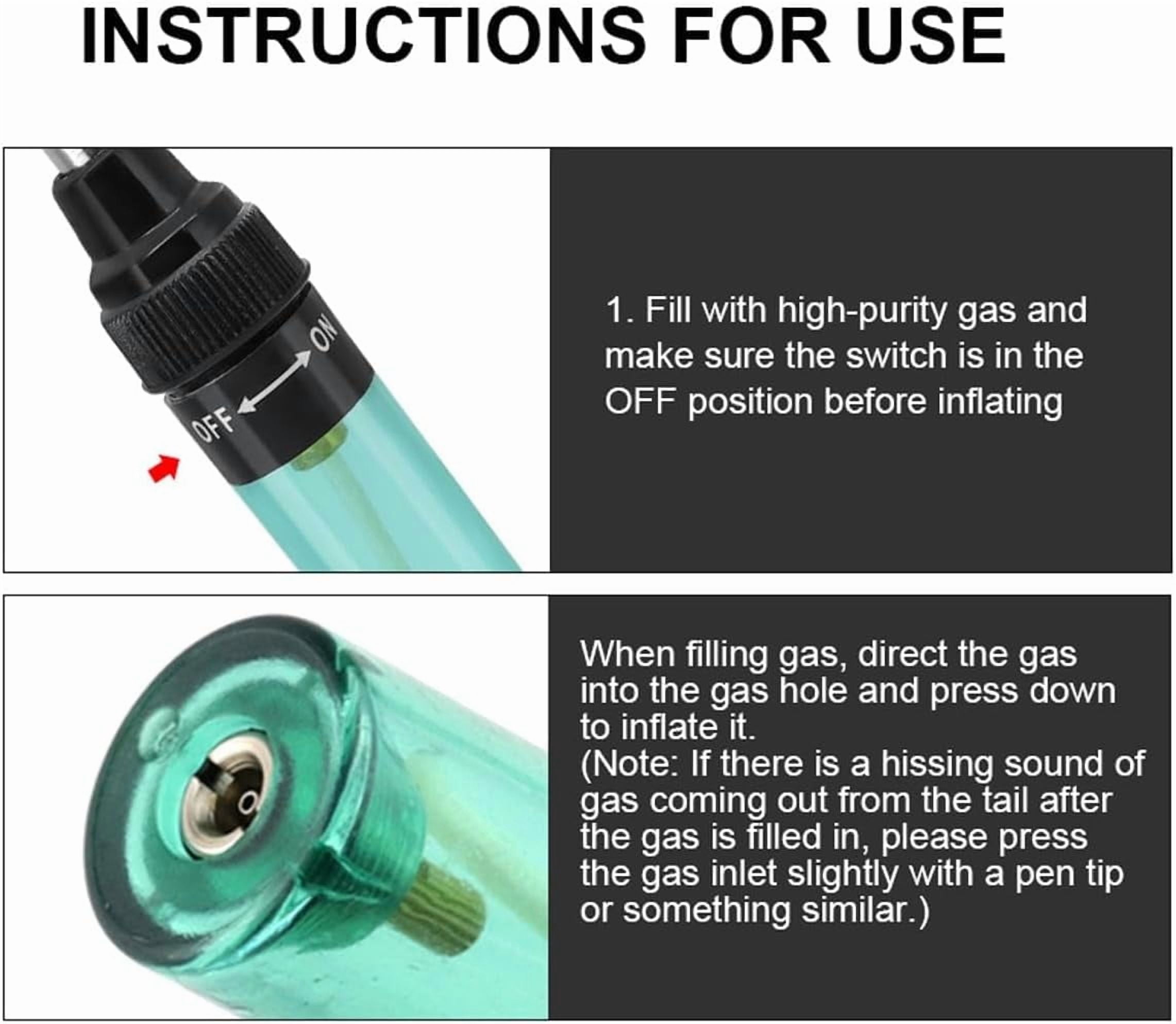 4 in 1 Portable Soldering Iron Kit, Cordless Multipurpose Butane Gas Soldering Iron Kit, Mini Adjustable Temperature 210-450℃ Welding Torch Tool, for Home Electronics Repair, Automotive (2PCS)
