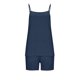 thumbnail image 5 of TaTaai Women's Casual Summer Set Solid Color Linen-Like Adjustable Camisole and Elastic Waist Shorts Two Piece Matching Outfit for Daily and Travel Wear Gift, 5 of 7