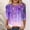 Purple#2, variant on LEBONYARD Womens Tops Long Sleeve Dressy,3/4 Sleeve Length Sleeve Women's Shirts New Trendy,Women's Print Long Sleeve Tops Loose Blouse Casual Tee Shirts Tunic Purple S