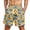 #003-Yellow, variant on Xyxonk Mens Swim Trunks Quick Dry 9 Inch Big & Tall Swimsuit Beach Print Elastic Swimwear Bathing Suits with Pockets Green L