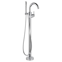 Delta Faucet Trinsic Freestanding Floor-Mount Tub Filler with Handheld Shower, Chrome Finish, Model T4759-FL (Valve Sold Separately)
