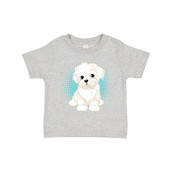 Inktastic Maltese Puppy Dog Boys or Girls Toddler T-Shirt