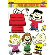Eureka 2-Sided Decorations, Peanuts Classic Characters, Multicolor, Pack Of 15