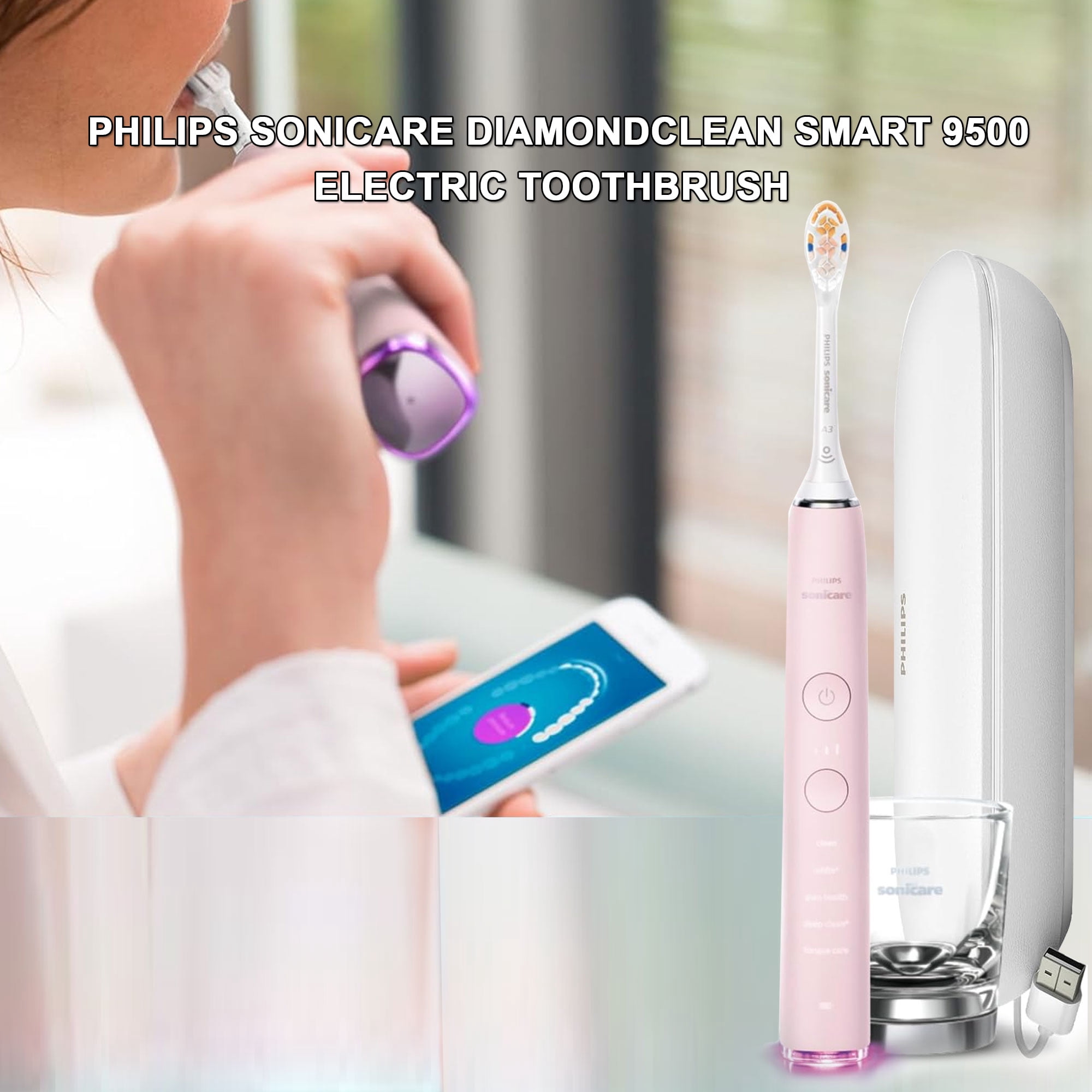 Philips Sonicare DiamondClean Smart 9500 Electric Toothbrush
