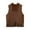 001-Brown845, variant on Wrap Collar Vest for Toddler Girls Fringed Retro Western Sleeveless Coat Holiday Casual Outerwear Jacket