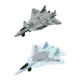 thumbnail image 2 of Modelo de caza de aleación, decoración de escritorio, juguete de avión para estantería, mesa, oficina. 2 piezas, 2 of 9