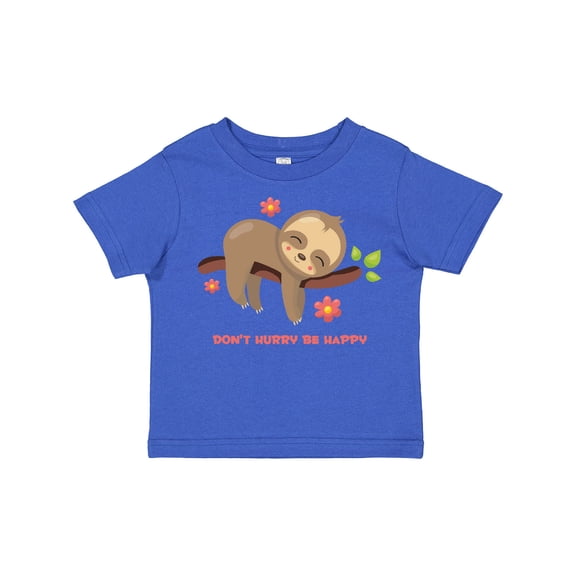 Inktastic Don't Hurry Sloth Girls Toddler T-Shirt