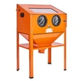 thumbnail image 2 of 60-Gallon Sandblasting Cabinet with Stand – Heavy Duty Steel Sand Blaster, 40-120 PSI, Includes Blasting Gun & 4 Ceramic Nozzles for Paint, Rust, Stain Removal, 2 of 7