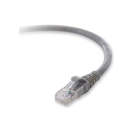 UPC: 0722868685549 | Belkin F2CP003-14GY-LS 14 ft. Cat 6 Gray Patch Network Cable