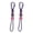 Purple, variant on Hand-Woven Water Bottle Lanyard with Carabiner Clip Multifunctional Lanyard Keychain Backpack Accessories for Men Women Travel Fishing (Black)