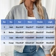 thumbnail image 3 of Wensltd Women Solid Color Short Jacket Full Zip Up Long Sleeve Lightweight Casual Athletic Coat Tops Gray, 3 of 7