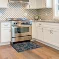 thumbnail image 3 of Linon Outdoor Washable Area Rug Collection, Navy and Gold, 2' x 3', 3 of 7