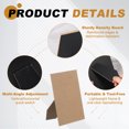thumbnail image 3 of Uxcell Easel Back, Picture Frame Back Stand Replacement Frame Board for 10" DIY Photo Board Art 4 Pcs & Black, 3 of 7