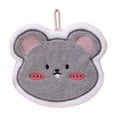 thumbnail image 2 of Cute Animals Shaped Hand Towel Super Absorbent Thickened Hanging Towel Kitchen Bathroom Accessory Ideal Gift For Friend And Family, 2 of 6