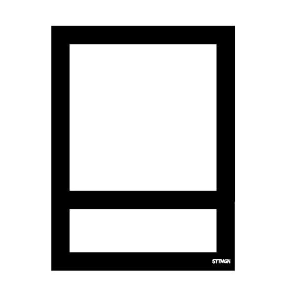 4X4" Picture FrameBlack BorderName Tag Paper(10 Pack