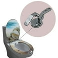 thumbnail image 2 of Se fija a la bisagra del asiento del inodoro, juego de 2 bisagras de repuesto para asiento de inodoro con sujetadores de aleación de zinc, 2 of 6