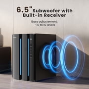 Surround Sound Systems Home Theater System - 800 Watts Peak Power 6.5 Subwoofer 5.1/2.1 Wired Stereo Speakers