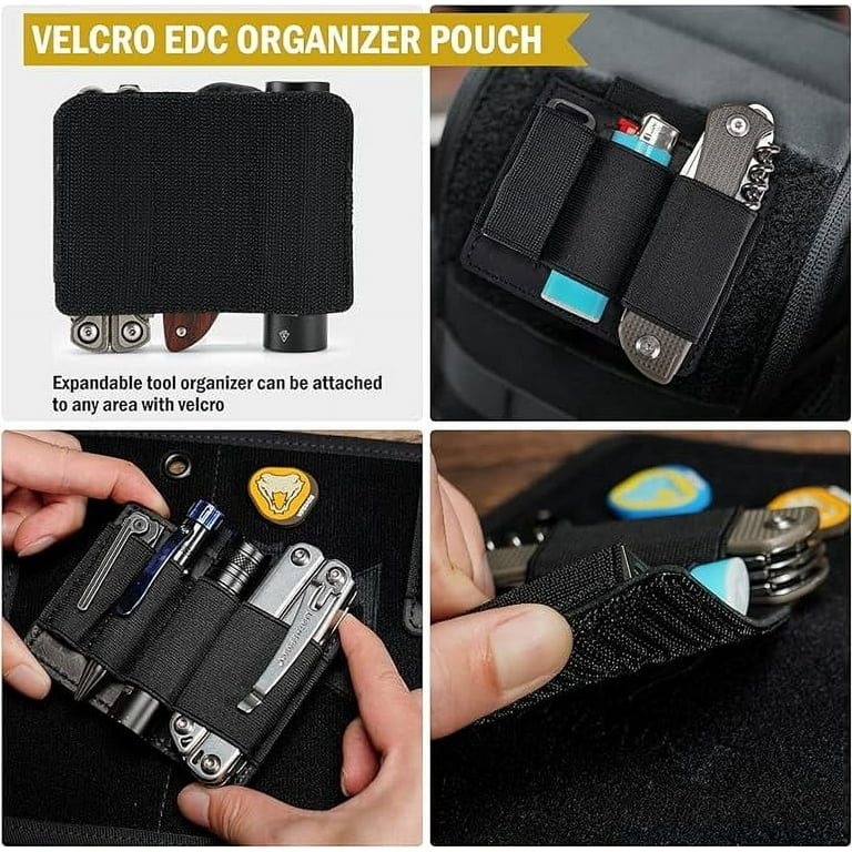 VIPERADE PL7 EDC Pouch Velcro Pouch, EDC Elastic Organizer