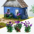 thumbnail image 3 of 3Pcs Miniature Flower Artificial Flower for Railroad Scenery Micro Landscape, 3 of 7