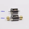 thumbnail image 2 of Mini 1.5mm Dual Shaft Flywheel Engine Micro 10mm*15mm Electric Motor DC 6V-12V 26800RPM High Speed for RC HO Slot Car Rail Model, 2 of 6