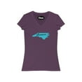 thumbnail image 2 of North Carolina Love Women's Jersey Short Sleeve V-Neck Tee, 2 of 10