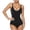 Black, variant on qolati Shapewear Bodysuits for Women Adjustable Straps Tummy Control Thong Body Suits Deep V Neck Corsets Body Shapers Tank Tops