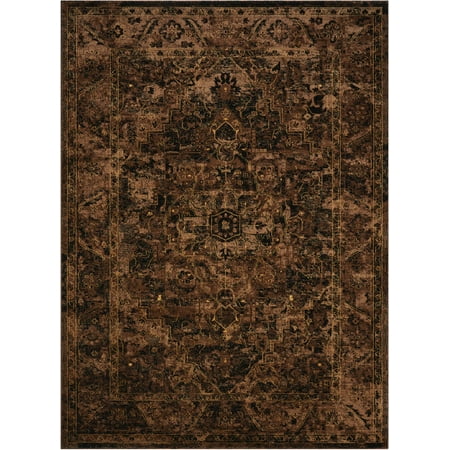 - Nourison Delano Espresso Area Rug